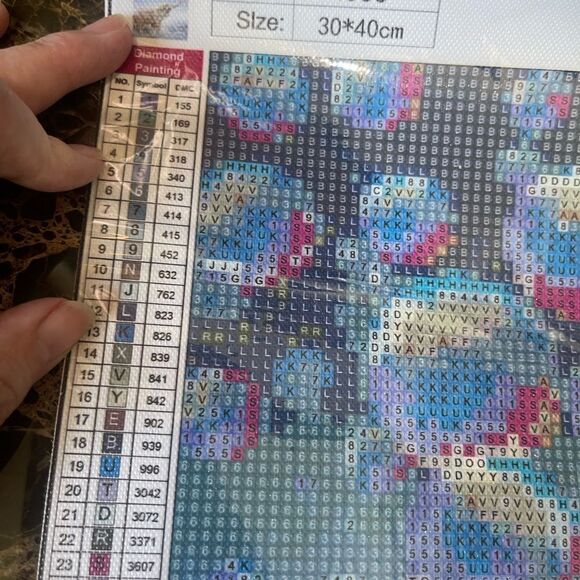 Elephant with Bubbles Diamond Painting Kit to be completed - Picture 2 of 9